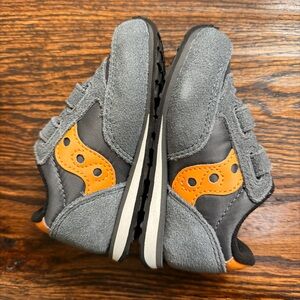 Saucony Kids' Sneakers in Gray and Orange